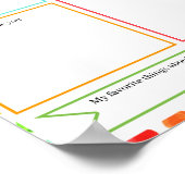 Poster Editable rencontrer le modèle enseignant (Coin)