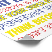 Poster Editable Superhero Print for Kids Room (Coin)