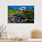 Poster Edith Creek et Mount Rainier Morning Light (Cuisine)
