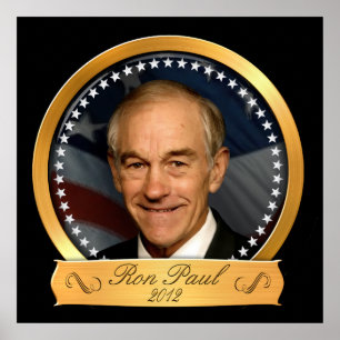 Poster Édition d'or de Ron Paul en 2012