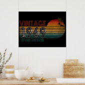 Poster édition limitée vintage 1969 (Cuisine)