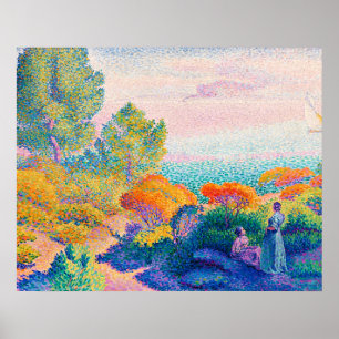 Poster Edmond Cross, Deux femmes au bord de la mer,