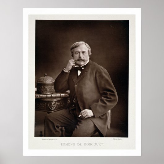 Poster Edmond de Goncourt (1822-96) de Galerie Contemp (Devant)