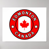 Poster Edmonton Canada (Devant)