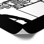 Poster Edmonton Canada City Map (Coin)