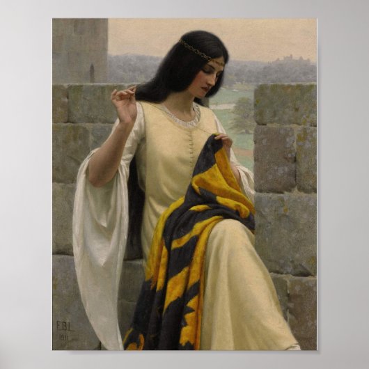 Poster Edmund Blair Leighton (Devant)