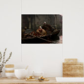 Poster Edmund Blair Leighton - En temps de péril (Cuisine)