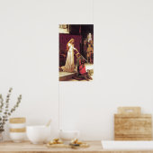 Poster Edmund Blair Leighton : L'affiche de l'accolade (Cuisine)