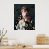 Poster Edna soufflant un chewing-gum rose (Cuisine)