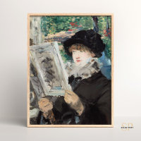 Edouard Édouard Manet Femme Lecture Peinture Art