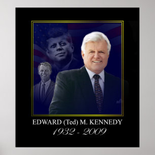 Poster Edouard Kennedy avec Jack et Bobby