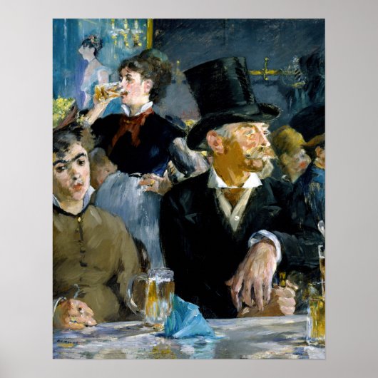 Poster Edouard Manet - Au Café (Devant)