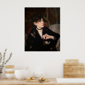 Poster Edouard Manet - Berthe Morisot avec un ventilateur (Cuisine)
