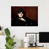 Poster Edouard Manet - Berthe Morisot se rétracte (Bureau à domicile)