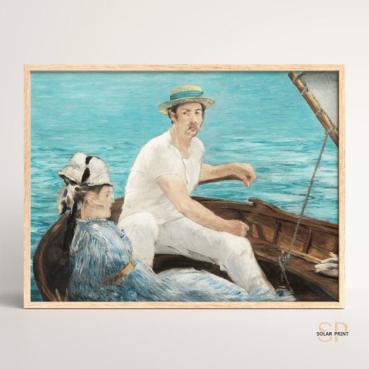 Poster Edouard Manet Boating Painting Art Print