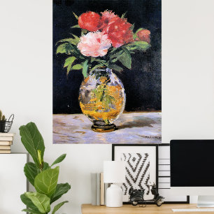 Poster Edouard Manet - Bouquet de fleurs,