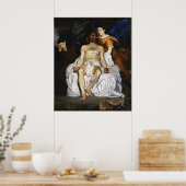 Poster Edouard Manet - Christ mort avec les anges - 1864 (Cuisine)