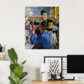 Poster Edouard Manet - Coin d'un Café-Concert (Bureau à domicile)