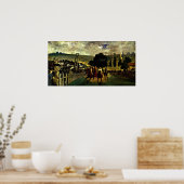 Poster edouard Manet - course à Longchamp (Cuisine)