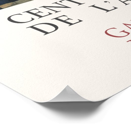 Poster Edouard Manet Dans Le Conservatoire d'Art Expositi (Coin)