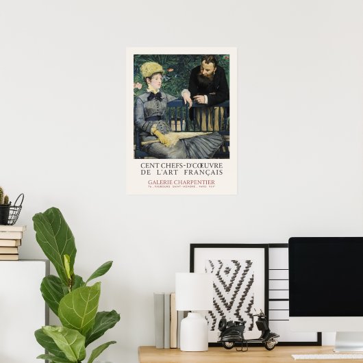 Poster Edouard Manet Dans Le Conservatoire d'Art Expositi (Bureau à domicile)