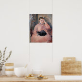Poster Edouard Manet - Femme au chat (Cuisine)