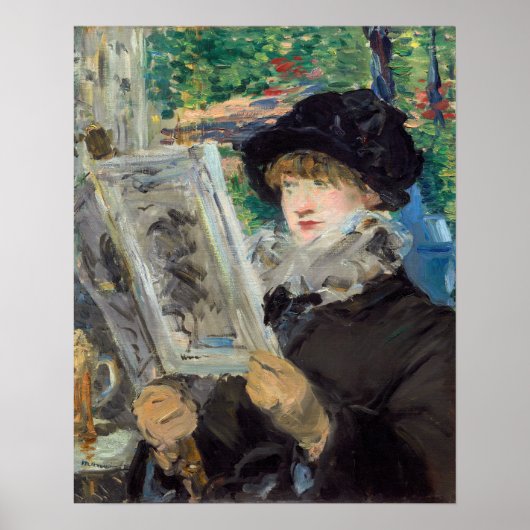Poster Edouard Manet - Femme lisant (Devant)