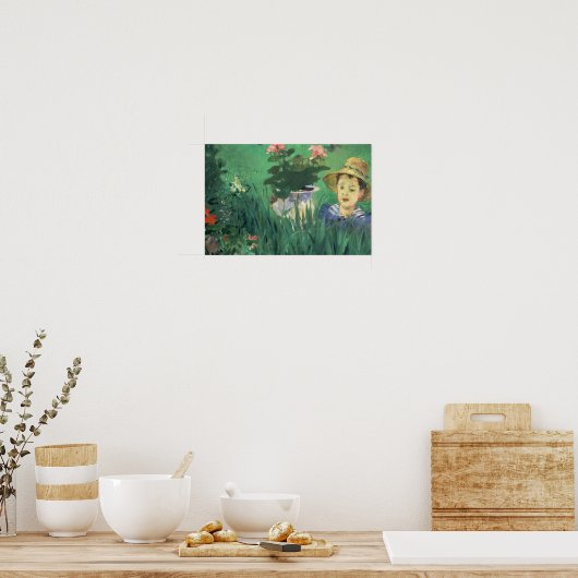 Poster Édouard Manet - Garçon en fleurs (Cuisine)