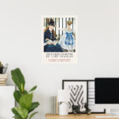 Poster Edouard Manet Gare Saint-Lazare Art (Bureau à domicile)