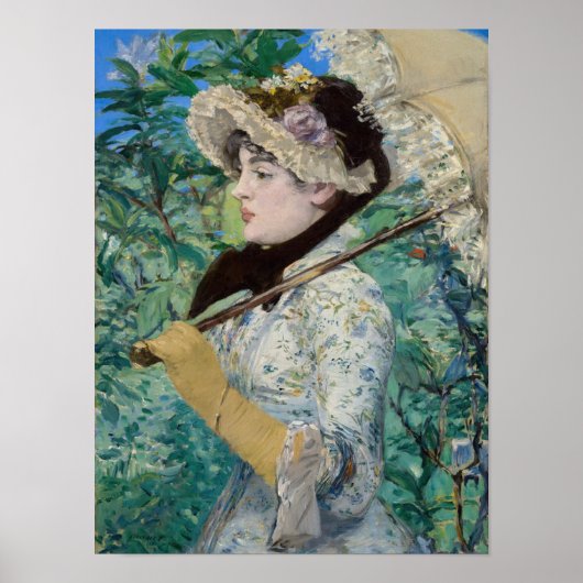 Poster Edouard Manet - Jeanne / Printemps (Devant)