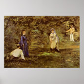 Poster edouard Manet - jeu de croquet (Devant)