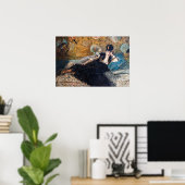 Poster Edouard Manet - Lady avec fans (Bureau à domicile)