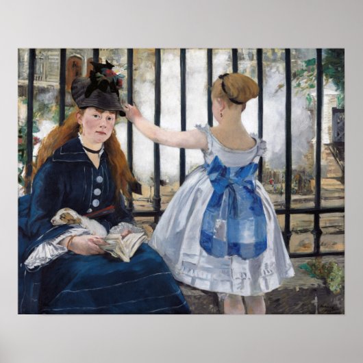 Poster Edouard Manet - Le Chemin De Fer (Devant)