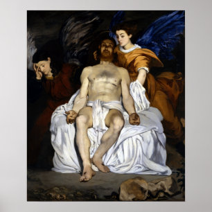 Poster Édouard Manet Le Christ mort avec les anges
