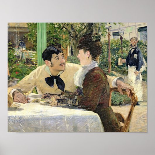 Poster Edouard Manet - Le Jardin du Père Lathuille (Devant)