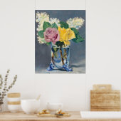 Poster Edouard Manet - Lilacs et Rose (Cuisine)