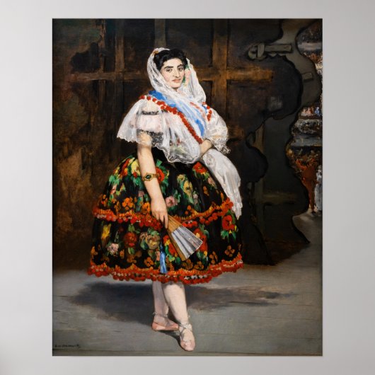 Poster Edouard Manet - Lola de Valence (Devant)