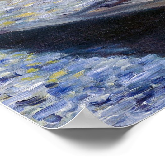 Poster Edouard Manet - Monet dans son Studio Boat (Coin)