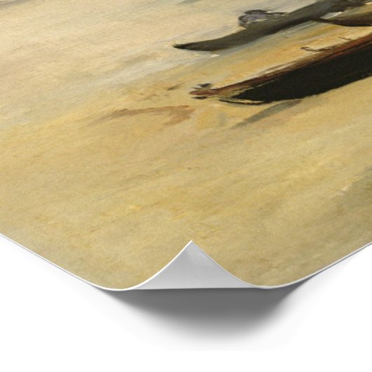 Poster Edouard Manet | Plage, Marée basse (Coin)