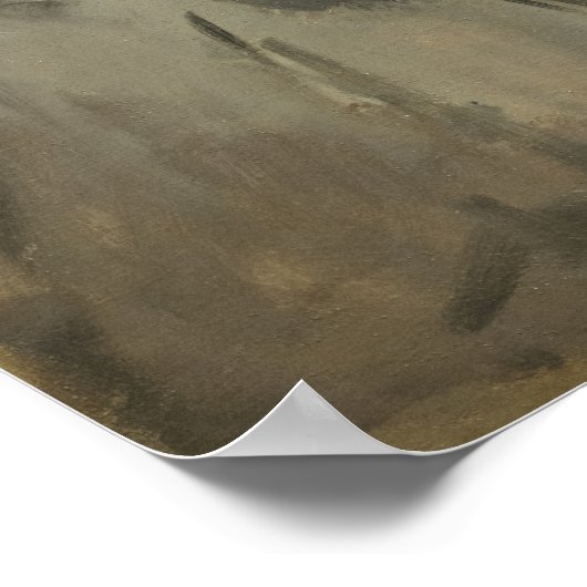 Poster Edouard Manet - Sur la plage (Coin)