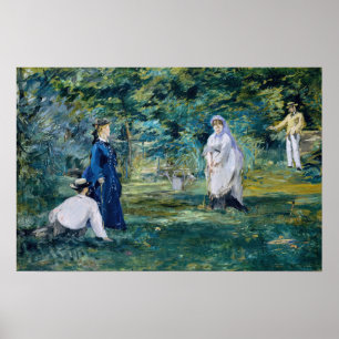 Poster Edouard Manet - Un jeu de Croquet
