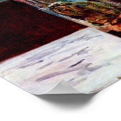 Poster Edouard Manet - Vie morte lilas et roses (Coin)