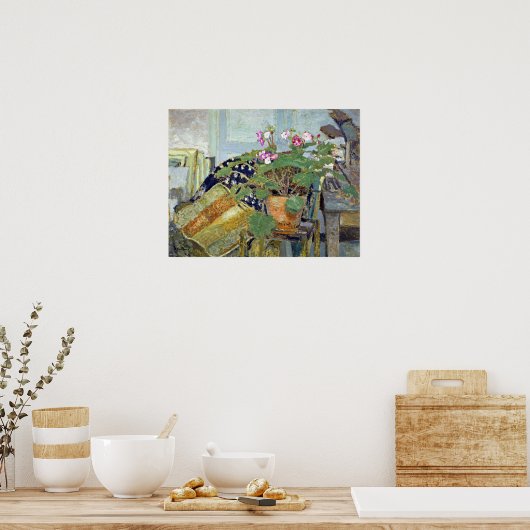Poster Edouard Vuillard Le Pot de fleurs (Pot de fleurs) (Cuisine)