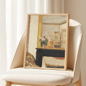 Poster Edouard Vuillard Vase de fleurs sur un Mantelpiece