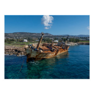 Poster Edro III naufrage Paphos, Chypre