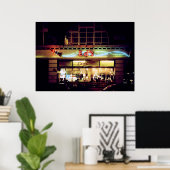 Poster Ed's Diner à Soho Londres Royaume-Uni (Bureau à domicile)