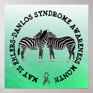 Poster EDS May est le Mois de sensibilisation au syndrome