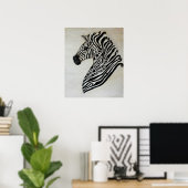 Poster EDS Zebra par l'artiste Cherish Fletcher (Bureau à domicile)