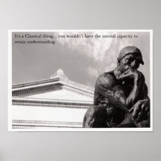 Poster Édu classique