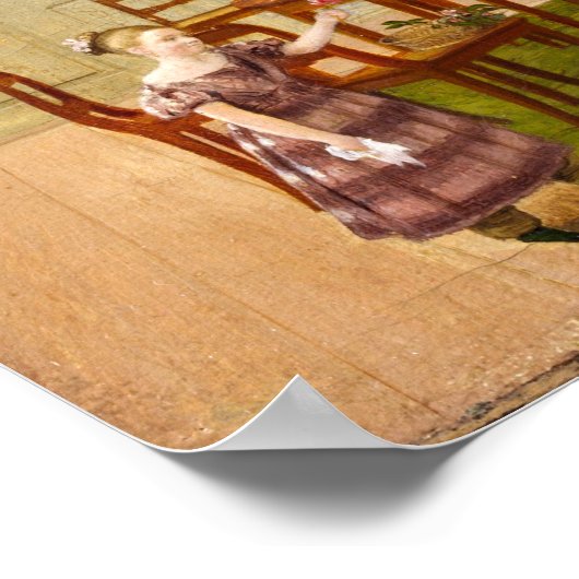 Poster Eduard Gaertner Famille M. Westfal Conservatory (Coin)